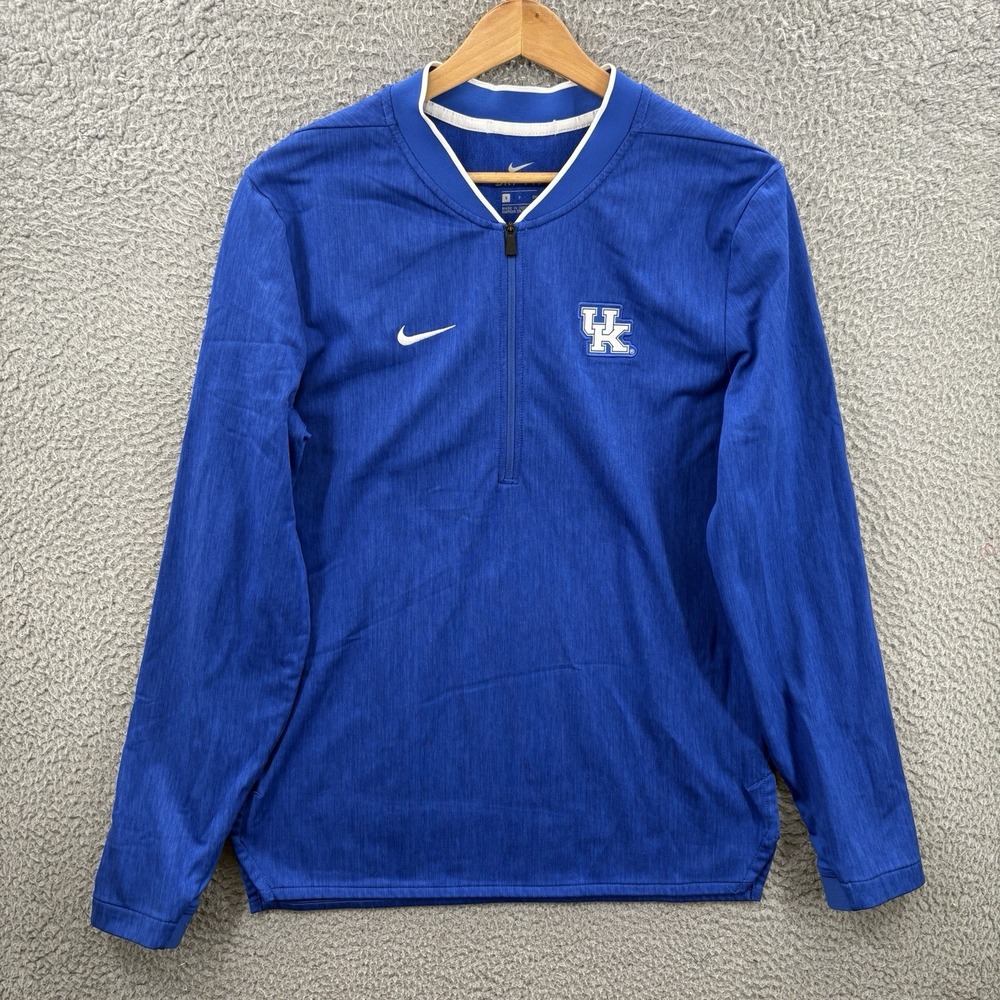 Kentucky Wildcats 1/4 Zip Pullover Mens S Dri-Fit Performance Blade Collar UK